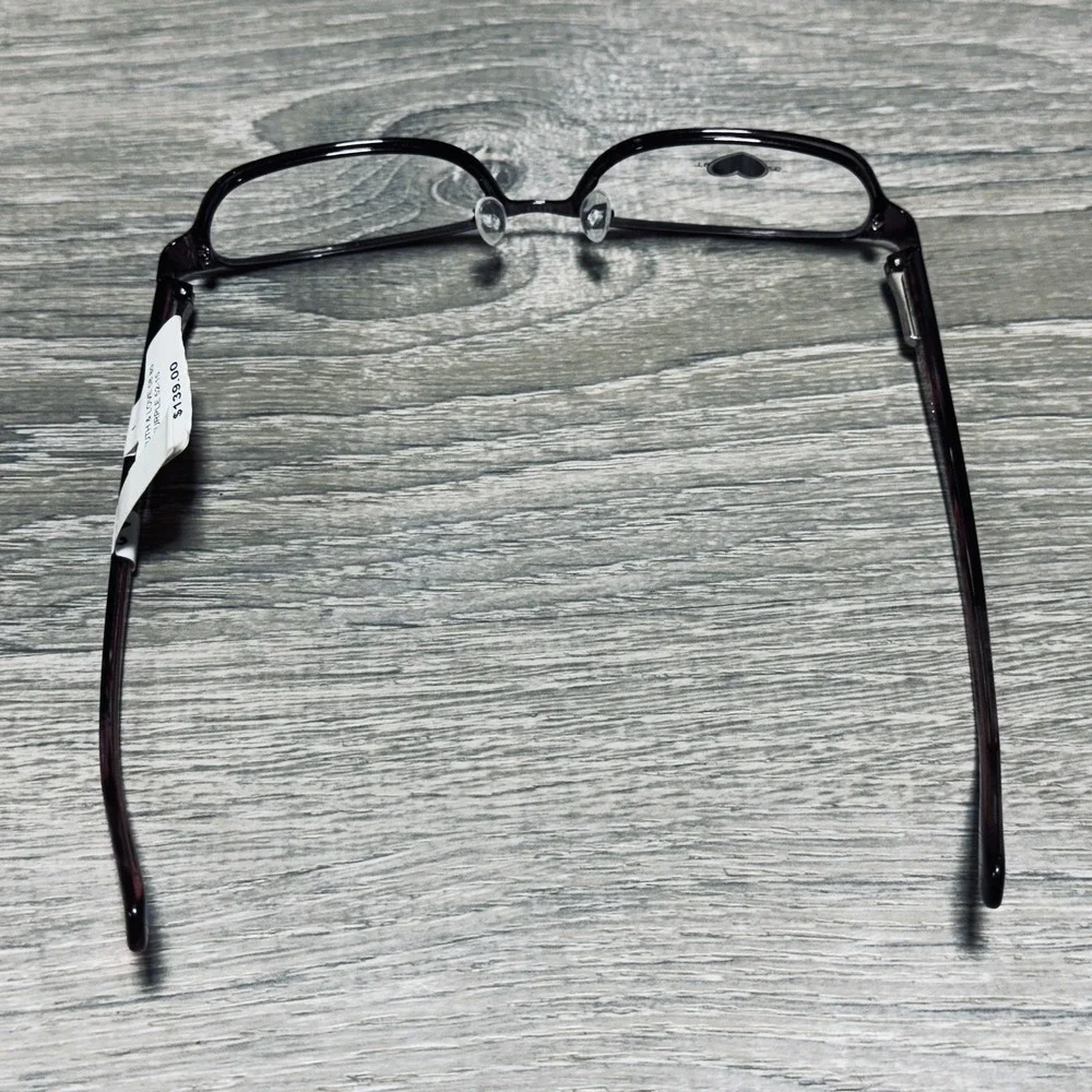 Truth & Love 08 80 Eyeglass Frames Womens 52-15-135 Purple Rectangular Optical